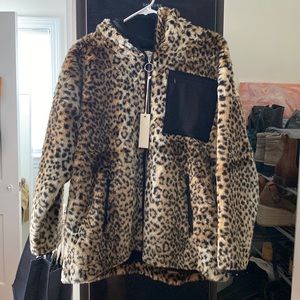 Capulet faux leopard print jacket